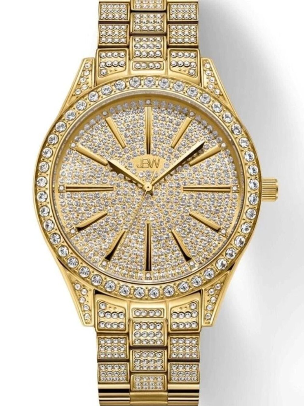 JBW Cristal 39 Women's 18K Gold-Plated Diamond Watch J6346A